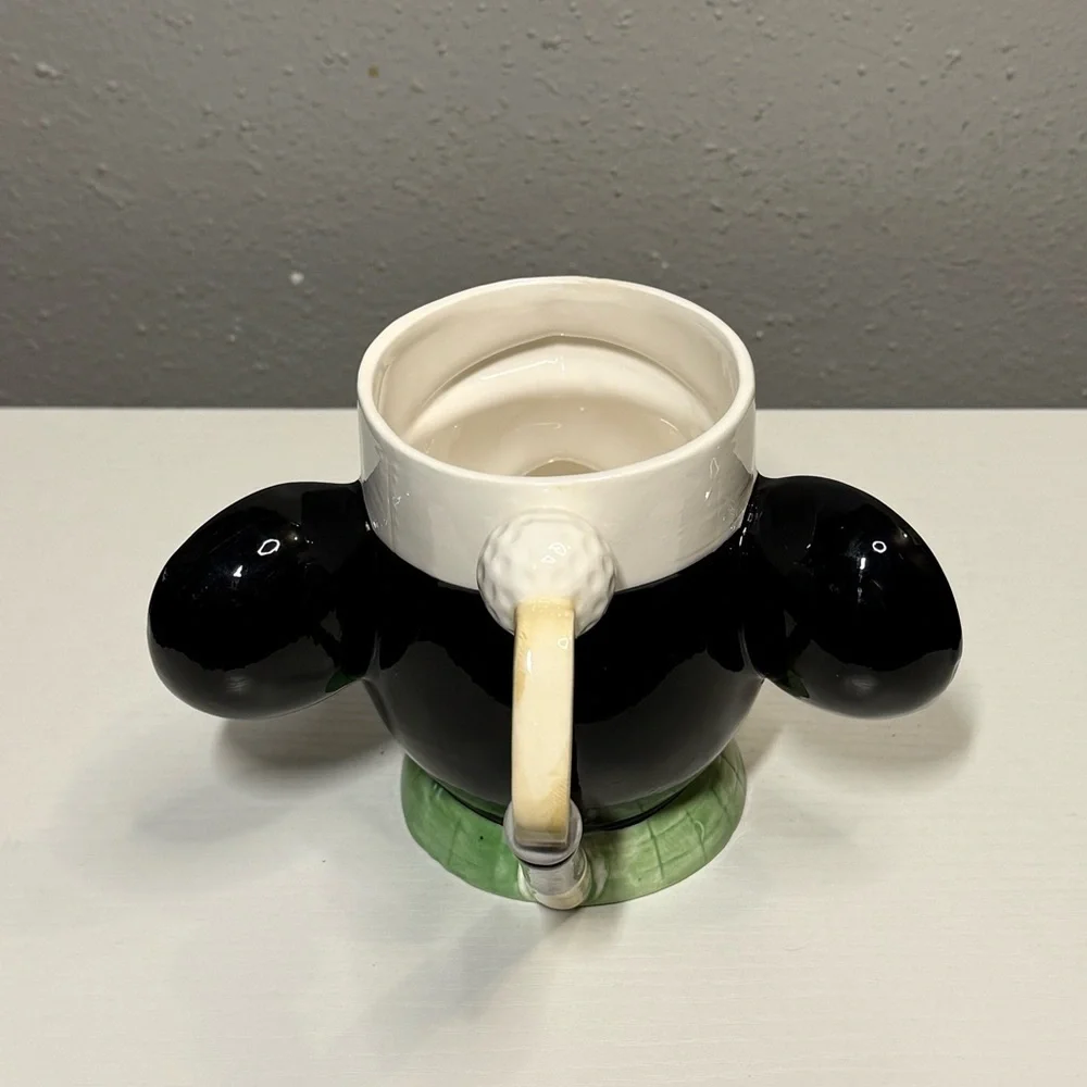 Vintage Applause Disney 3D Mickey Mouse Golfer Ceramic Mug